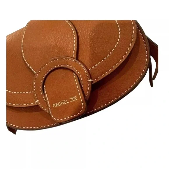 Western Vibes ✨Rachel Zoe Saddle Crossbody Bag in Cognac Brown NWT - Picture 9 of 9